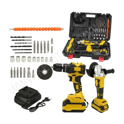 Kit Kombo Tanpa Kabel 2 Alat untuk Penggiling dan Pengering