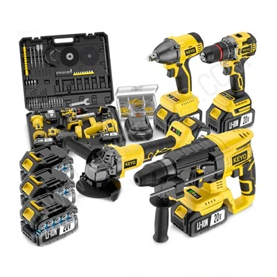 Kit Kombo Alat Tanpa Kabel Li-ion Set 4 Buah